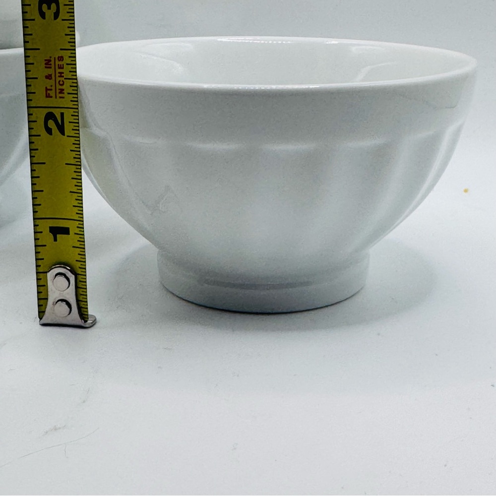 BIA Cordon Bleu 4.5 Ounce Fluted Bowl Set of 4, White, EUC - Picture 6 of 8